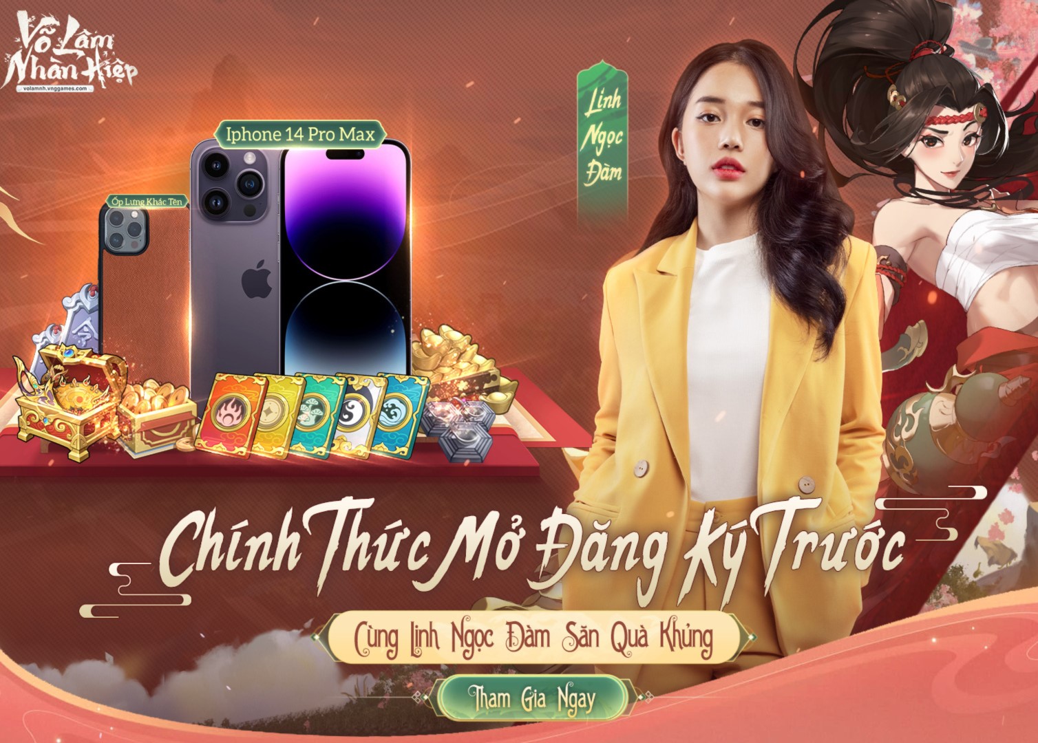 "Hốt" iPhone 14 Pro Max khi đăng ký sớm Võ Lâm Nhàn Hiệp