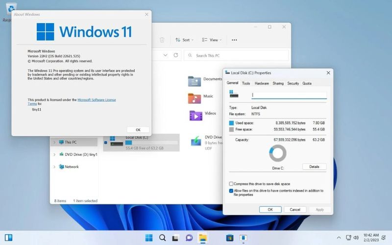 Hệ điều hành Windows 11 dành cho máy cấu hình yếu