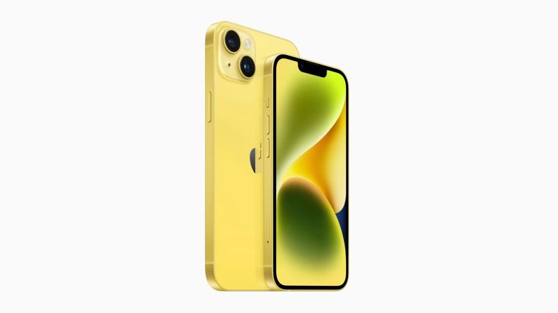 Apple công bố iPhone 14 và iPhone 14 Plus màu vàng