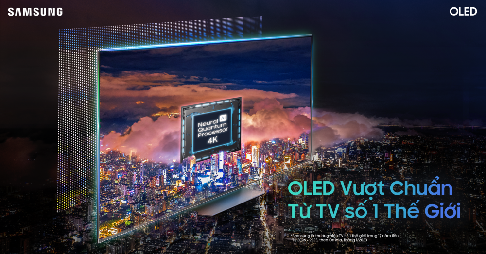 Samsung ra mắt TV OLED 2023 tại Việt Nam: OLED vượt chuẩn từ thương hiệu TV số 1 thế giới