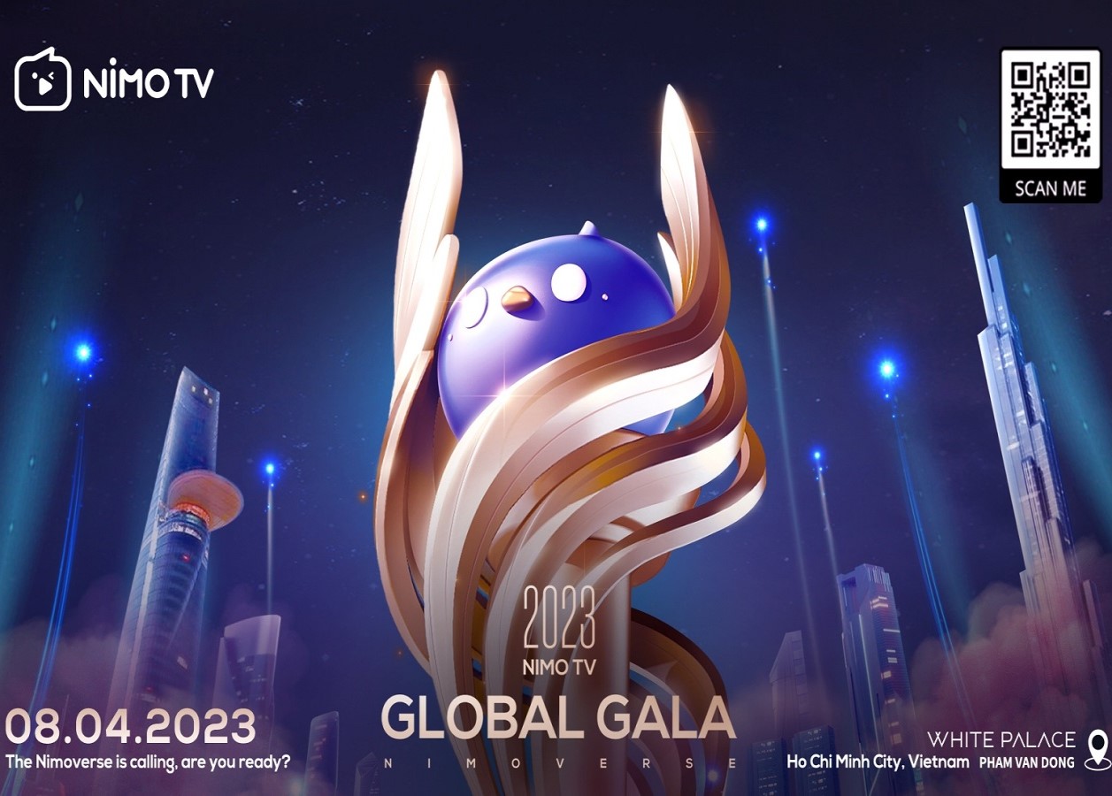 NimoTV Global Gala 2023 lần đầu tiên tổ chức tại Việt Nam, trao thưởng cho các streamer xuất sắc trên phạm vi toàn cầu
