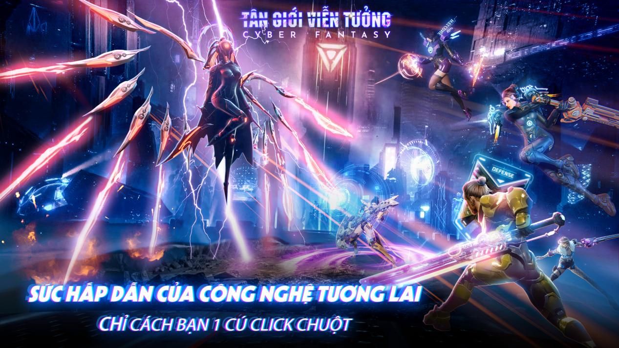 Tân Giới Viễn Tưởng (Cyber Fantasy) khai mở máy chủ, đón game thủ Việt trải nghiệm