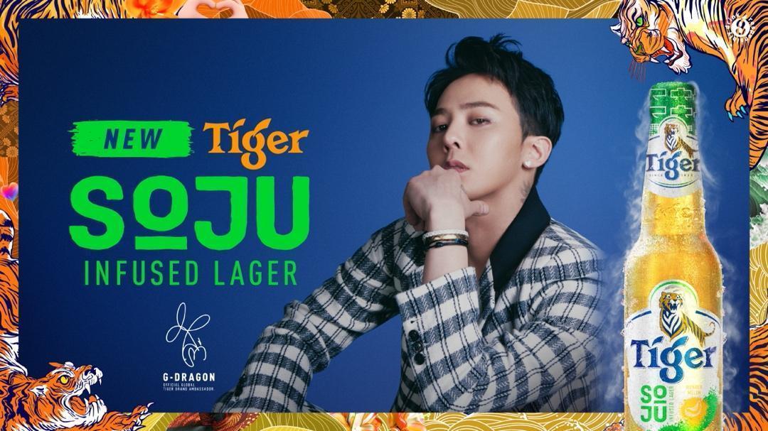 G-Dragon là đại sứ thương hiệu toàn cầu của Tiger Beer