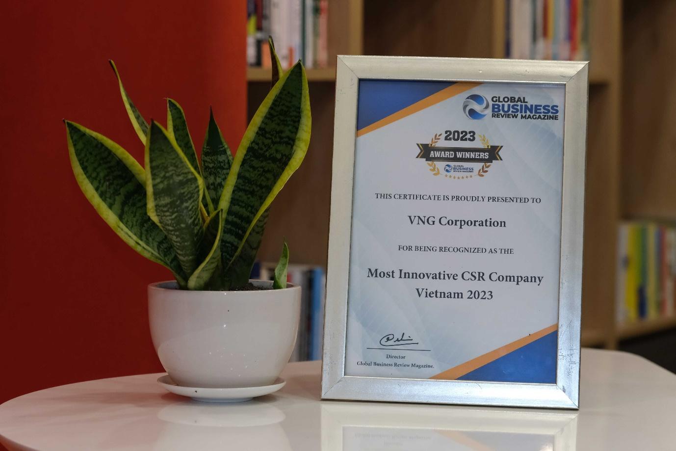 VNG nhận giải thưởng từ tạp chí uy tín Global Business Review