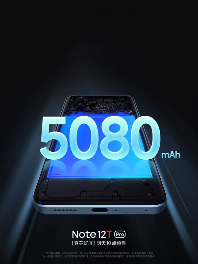 Redmi Note 12T Pro ra mắt với màn hình 144 Hz