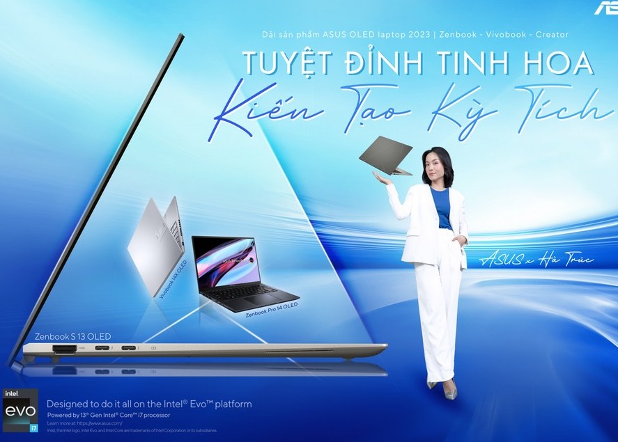 ASUS giới thiệu loạt laptop 2023 mới mang tinh thần “Tuyệt đỉnh tinh hoa, kiến tạo kỳ tích”