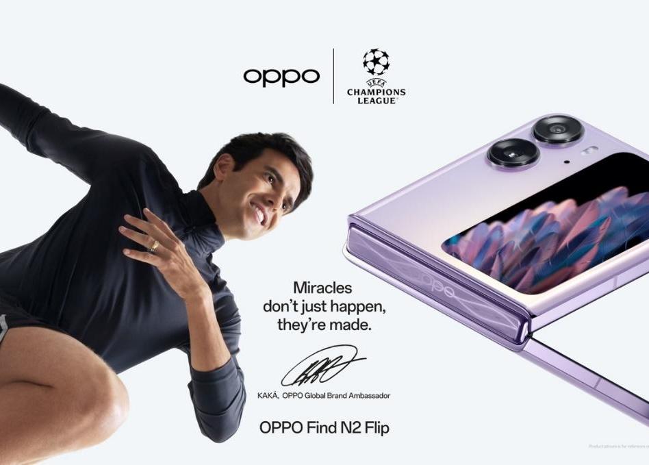 Kaká chính thức trở thành Đại sứ thương hiệu OPPO toàn cầu cho sự hợp tác với UEFA Champions League