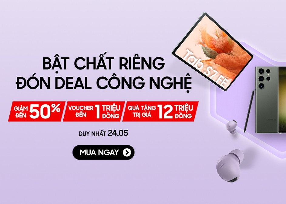 “Bật chất riêng – Đón deal công nghệ” tại Ngày Siêu Thương Hiệu Samsung x Lazada 2023