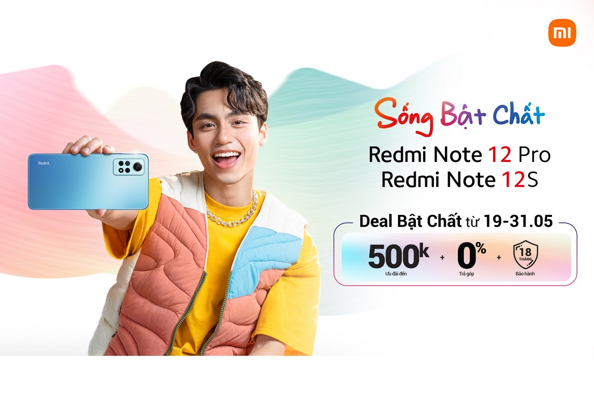 Redmi Note 12S và Redmi Note 12 Pro ra mắt tại Việt Nam