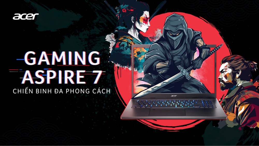 Gaming Aspire 7 laptop đa nhiệm vừa học vừa chơi