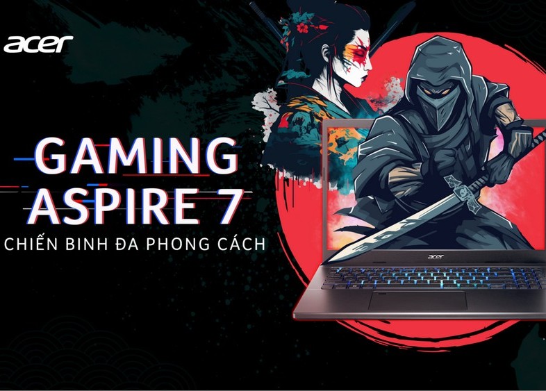 Gaming Aspire 7 laptop đa nhiệm vừa học vừa chơi