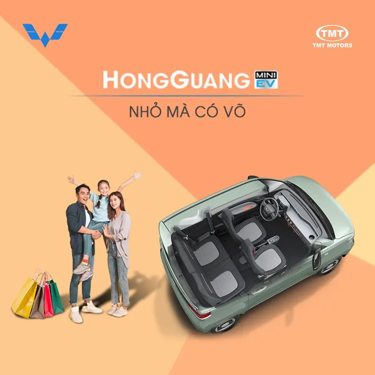 ô tô điện mini Wuling HongGuang MiniEV