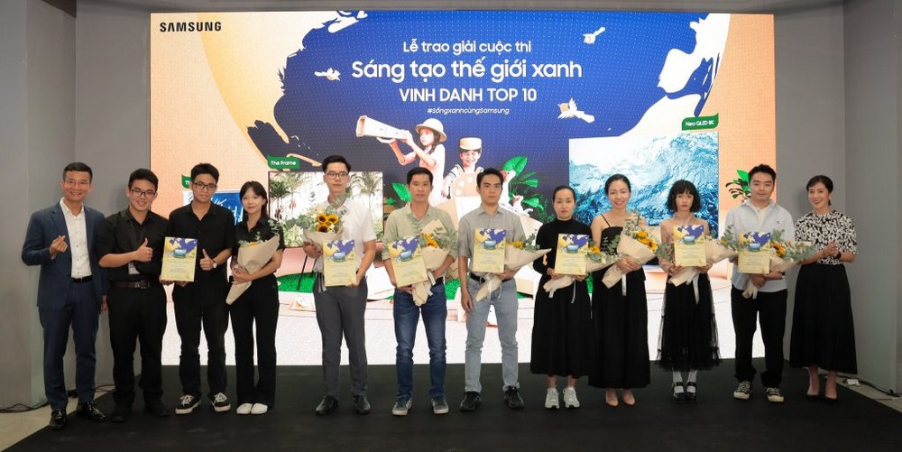 Samsung trao giải cuộc thi Sáng tạo thế giới xanh