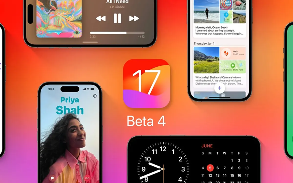 Apple phát hành bản cập nhật iOS 17 beta 4
