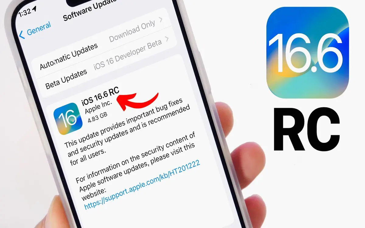 Apple phát hành iOS 16.6 RC, bản cập nhật cuối cùng của iOS 16.6