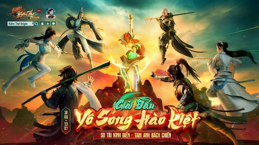 Vô Song Hào Kiệt: Giải đấu "tiền tỉ" của Kiếm Thế Origin sắp khởi tranh