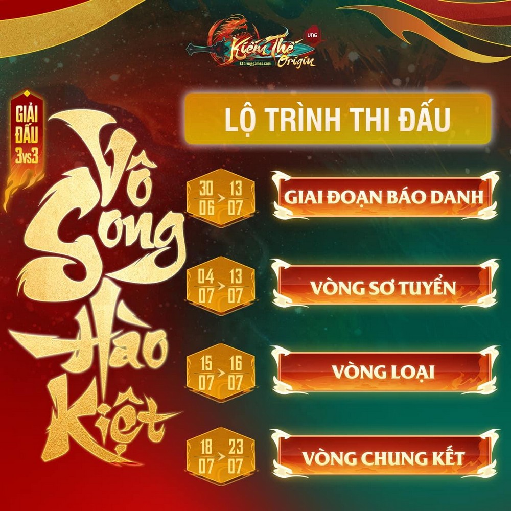 Vô Song Hào Kiệt: Giải đấu "tiền tỉ" của Kiếm Thế Origin sắp khởi tranh
