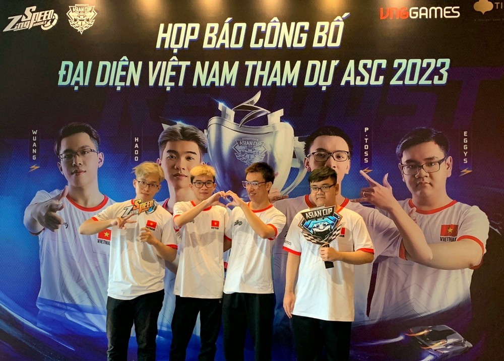 ZingSpeed Mobile ra mắt dàn tuyển thủ eSports tham dự Asian Cup 2023