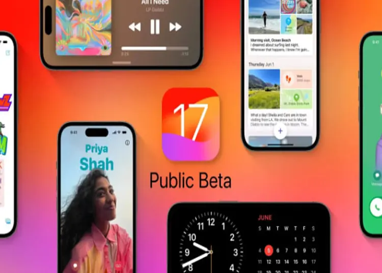 Apple phát hành bản iOS 17 public beta 3