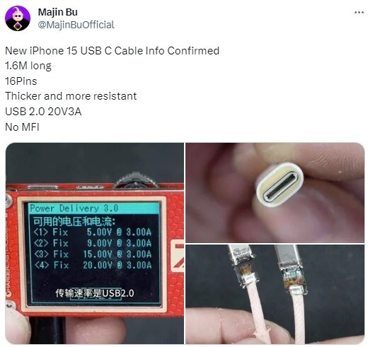 Cáp sạc USB-C trên iPhone 15 truyền dữ liệu với tốc độ "rùa bò"?