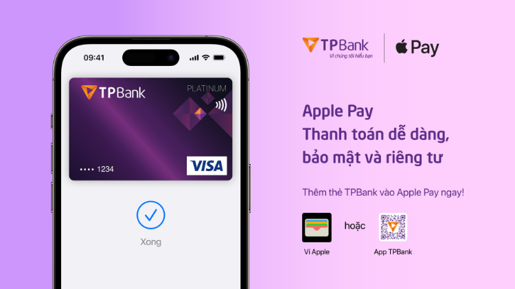 TPBank trở lại Apple Pay và lợi hại hơn xưa!