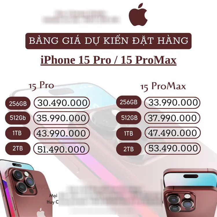 iPhone 15 Pro Max xách tay