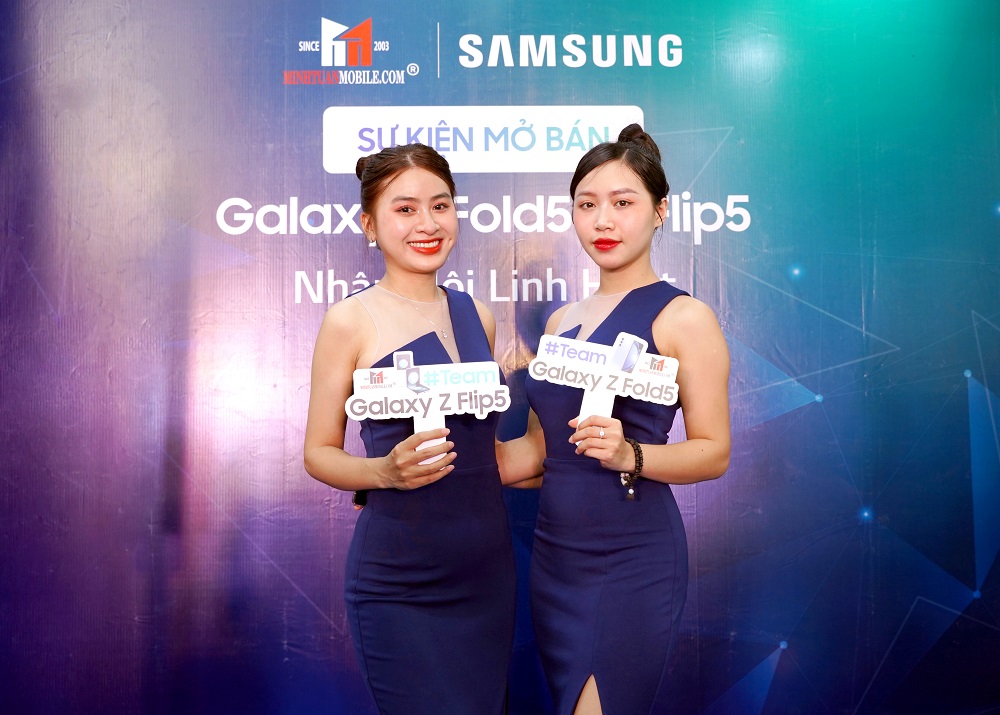 Minh Tuấn Mobile mở bán sớm Galaxy Z Fold5 và Galaxy Z Flip5