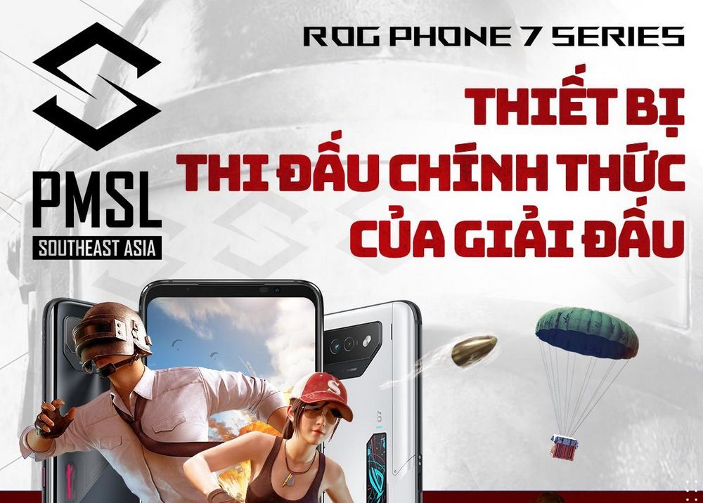 ROG Phone 7 là thiết bị thi đấu tại 2023 PUBG Mobile Super League SEA Fall