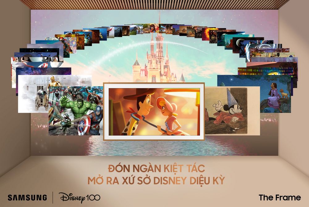 The Frame-Disney 100 - Phiên bản đặc biệt vừa được Samsung ra mắt