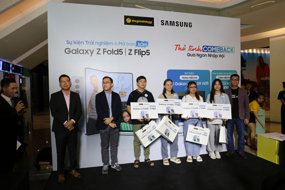 Thế Giới Di Động mở bán sớm Galaxy Z Fold5 /Z Flip5 tại 14 địa điểm trên toàn quốc