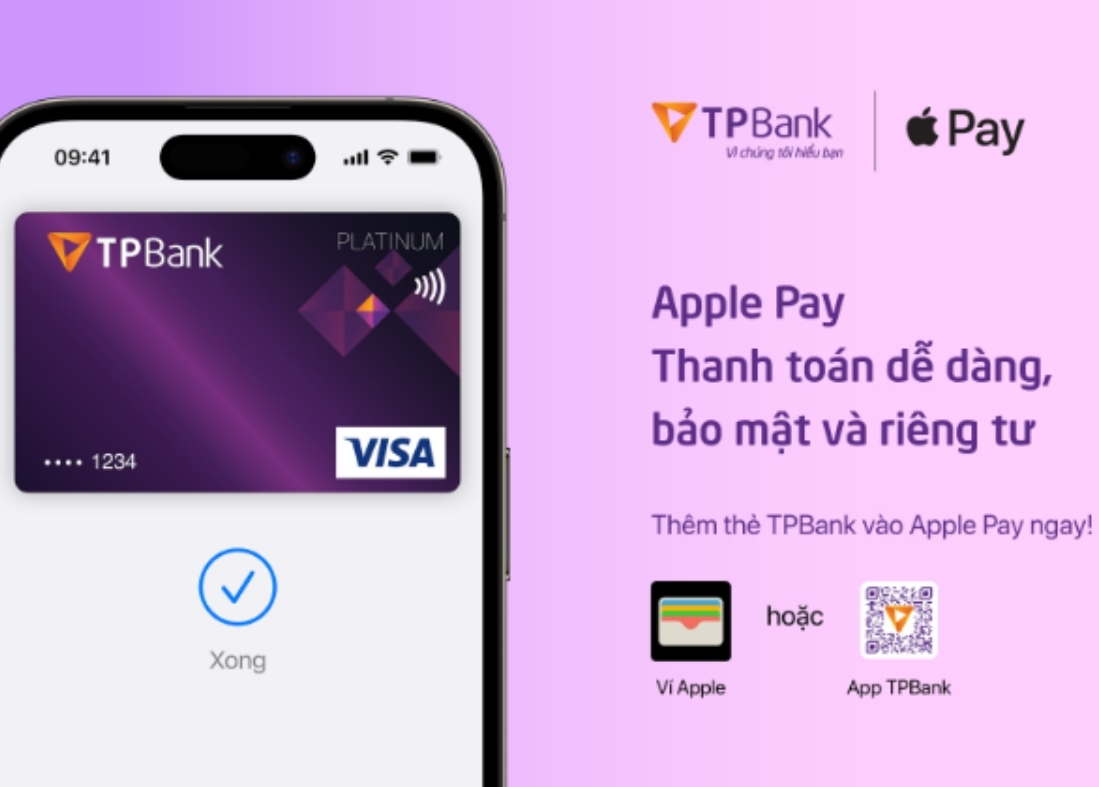 TPBank trở lại Apple Pay và lợi hại hơn xưa!