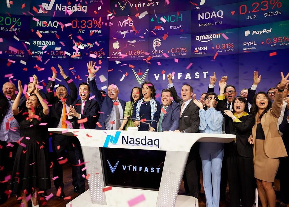 VinFast niêm yết trên sàn Nasdaq, giá trị vốn hóa hơn 23 tỷ USD