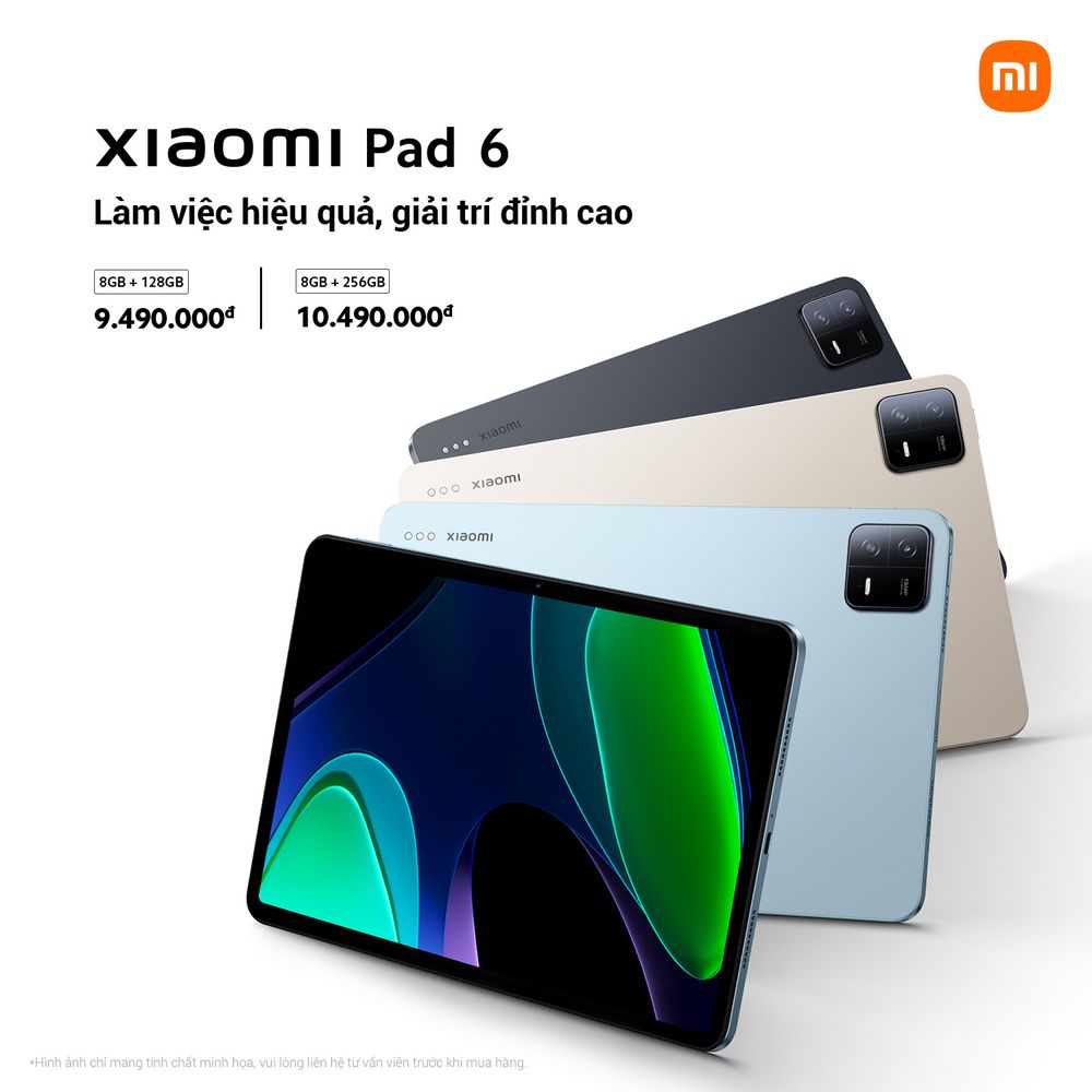Máy tính bảng Xiaomi Pad 6 ra mắt tại Việt Nam