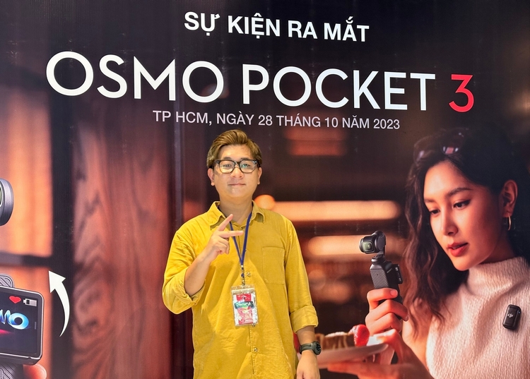 Máy ảnh nhỏ gọn DJI Osmo Pocket 3 ra mắt