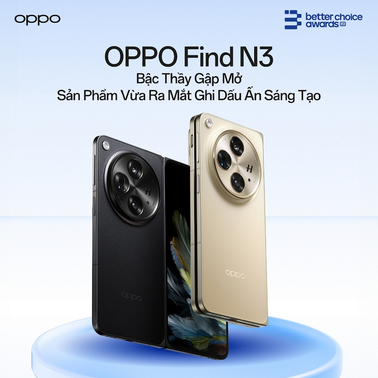 Better Choice Awards 2023 vinh danh "bậc thầy gập mở" OPPO Find N3