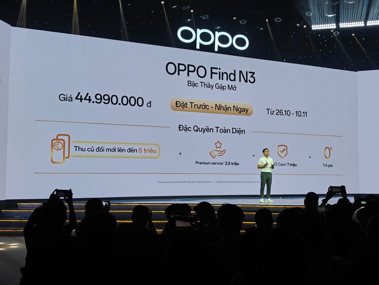 OPPO Find N3: "Bậc thầy gập mở" chính thức ra mắt