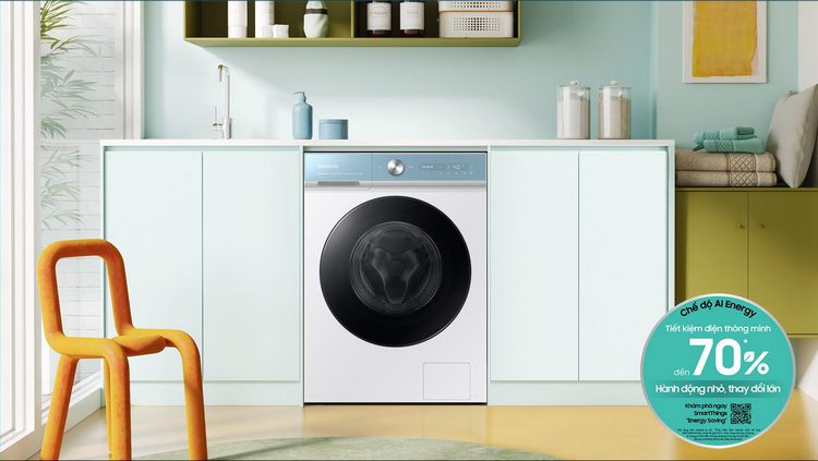 Máy giặt thông minh Samsung Bespoke AI ra mắt