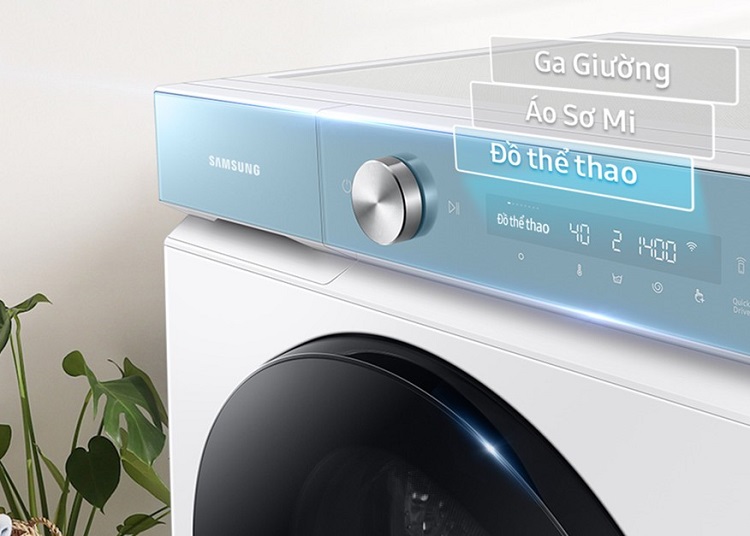 Samsung ra mắt máy giặt thông minh Bespoke AI™, tiên phong kết hợp công nghệ Tự động phân bổ nước giặt xả theo độ bẩn và Cảm biến chất liệu sợi vải