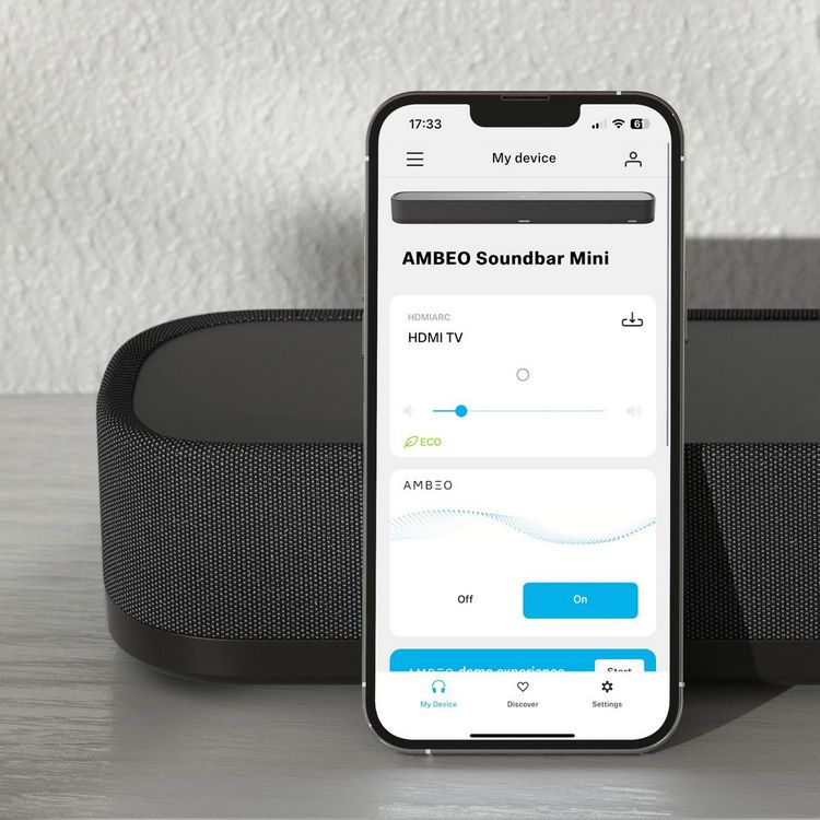 Loa thanh Sennheiser AMBEO Soundbar Mini ra mắt: Nhỏ nhưng có "võ"