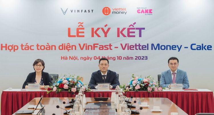 VinFast - Cake by VPBank - Viettel ký kết hợp tác
