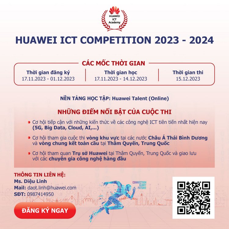 Huawei khởi động cuộc thi ICT Competition 2023 – 2024