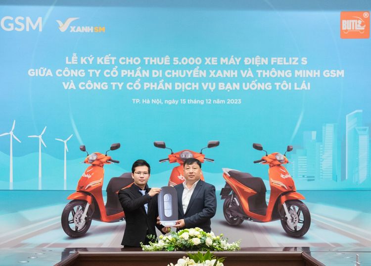 Bạn Uống Tôi Lái thuê 5.000 xe máy điện VinFast từ GSM, triển khai dịch vụ tại 13 tỉnh miền Tây Nam Bộ