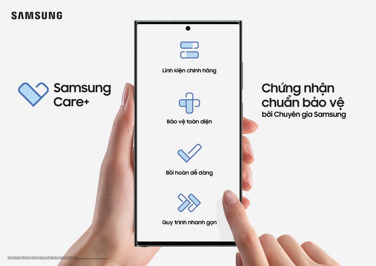 Vì đâu người dùng Galaxy ưa chuộng Samsung Care+?