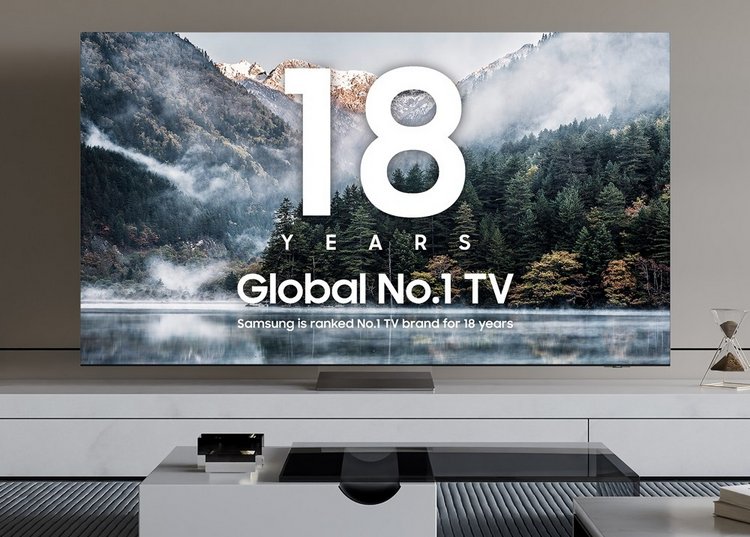 Samsung dẫn đầu thị trường TV toàn cầu 18 năm liên tiếp