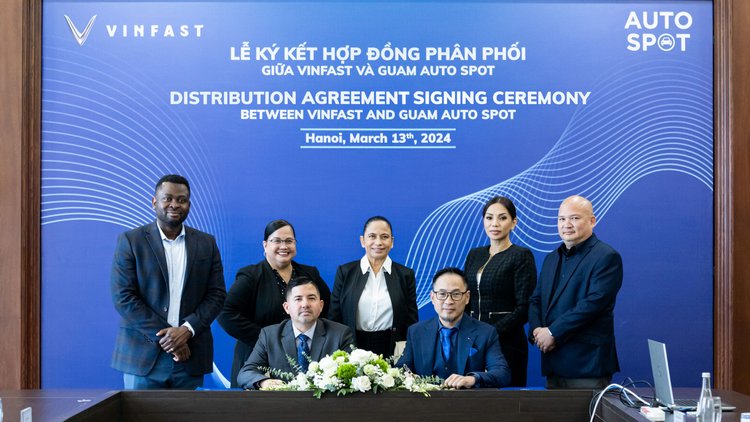 VinFast Auto ký kết hợp tác với Guam AutoSpot