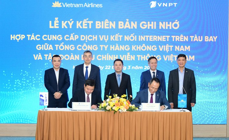 VNPT sắp cung cấp Internet trên tàu bay Vietnam Airlines