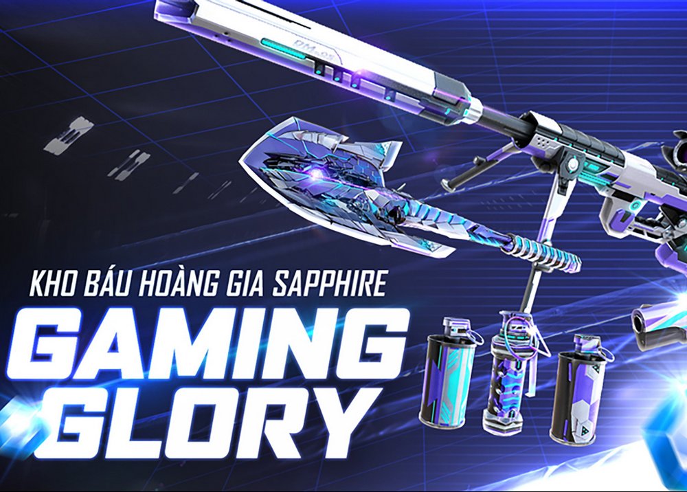 Đột Kích giới thiệu Kho Báu Hoàng Gia Tái Sinh Gaming Glory với bộ vũ khí hoành tráng
