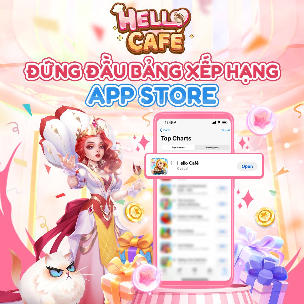 Hello Café - Game top 1 App Store có gì thú vị?
