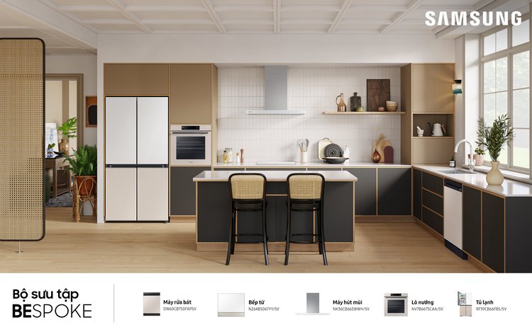 Bộ sưu tập bếp Bespoke của Samsung ra mắt