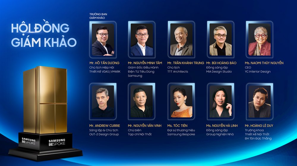 Samsung Bespoke đồng hành cùng “Giải thưởng Thiết Kế Bếp Đẹp Việt Nam 2024”